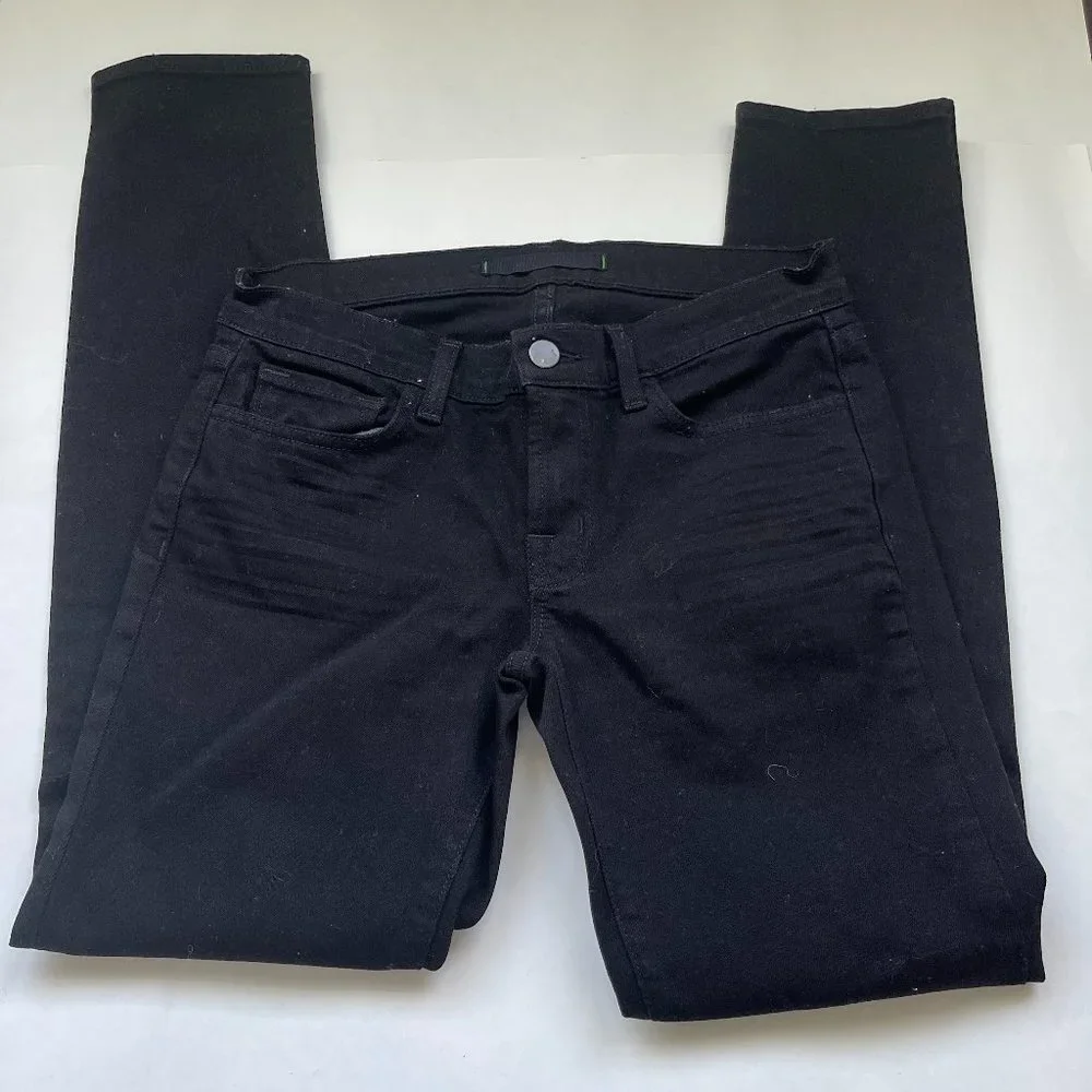 J BRAND SKINNY JEANS STYLE #391 in JETT Size 27 - Picture 1 of 4